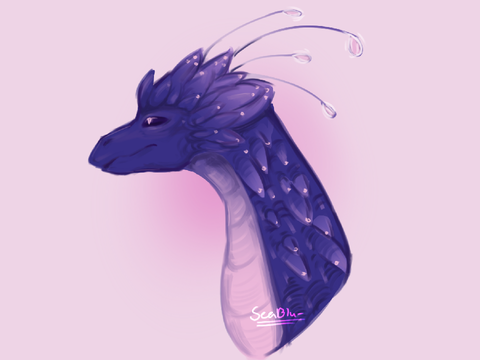Random drawing of a dragon :D