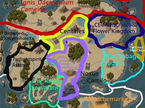 Kingdoms map