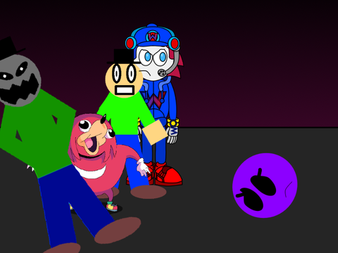 Broken mike and purp girl ball singing Atrocity (0)