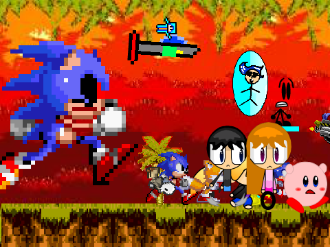 Add yourself running from Sonic.EXE! (REMIX)