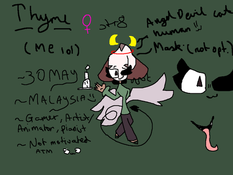 『Thyme』(new OC qwq)