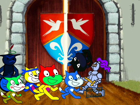 The Adventure of the Kittens Part 5: Defeat Bitmap Knight!    