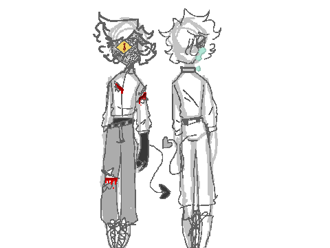 the two (TW: little bit of blood ;w;)