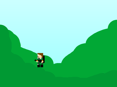 Jetpack + Machine Gun Simulator  