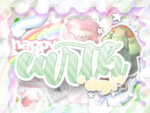 ₊˚♻️ earth day art + mini interactive