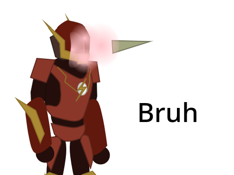 Flash tries to eat food