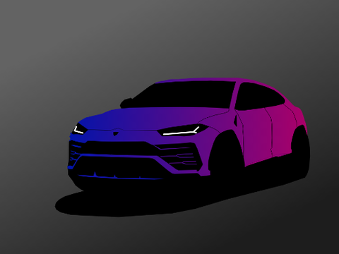 Lamborghini Urus LP 650-4 speedometer (Modified)