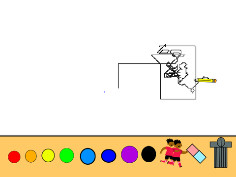 Drawing on Scratch 1.1.1  (bug fixed remix)