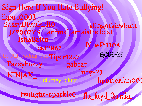 Sign Here If You Hate Bullying remix remix