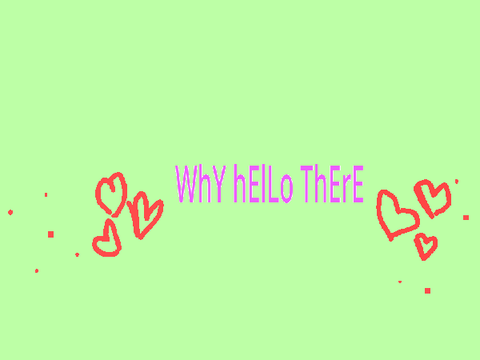 hi there, fellow wierd children. <3
