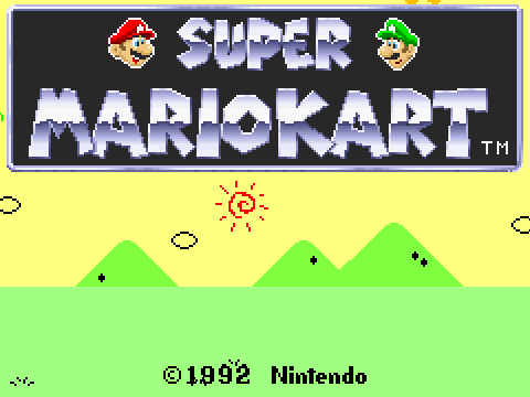Modded Super Mario Kart v0.5