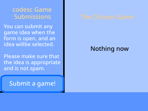 codesc Game Submissions