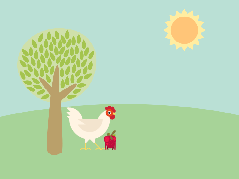 Hen Jumping game