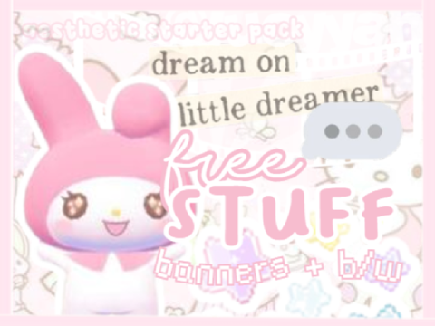 free stuff ˙ᵕ˙⸝ ?!