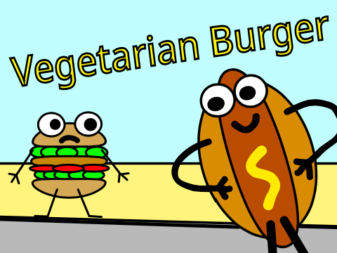 Vegetarian Burger English!! 