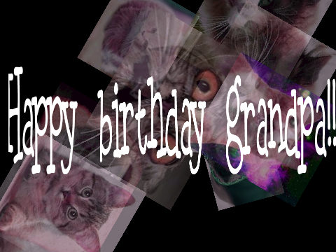 Happy birthday grandpa!