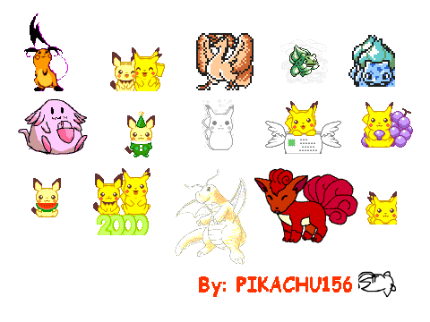 Cool pokemon animation sprites.