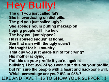 Attention: Help Stop Bullying!  