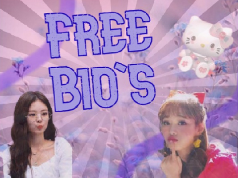 ୨⎯Free Bio's Pt2⎯୧