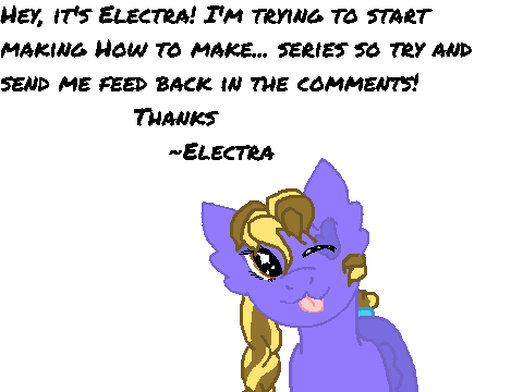 How to make an MLP:FiM Ponysona