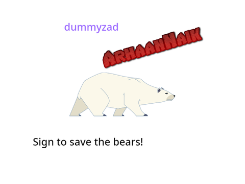 Sign if you want to save polar bears!! remix
