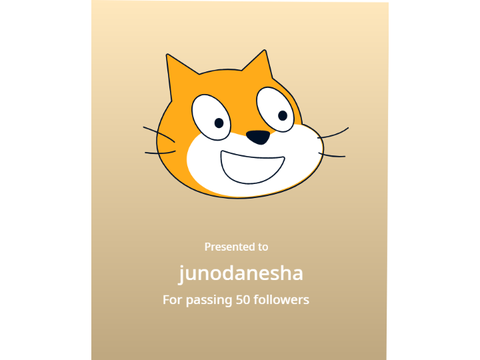 Gold scratch button (for junodanesha)