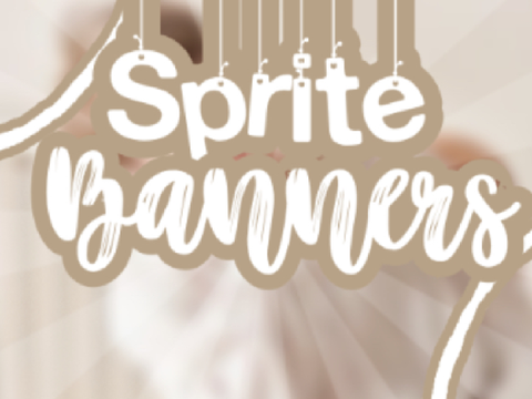 making banners for sprites!