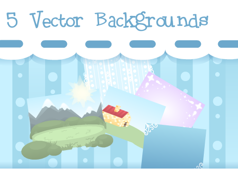 5 Free Vector Backgrounds