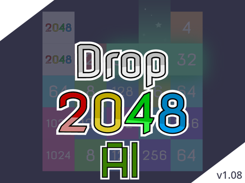 Drop2048 v1.08 AI v1.07 | #AI #ML #Games