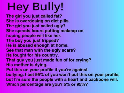 Remix this if you are against bullying! remix