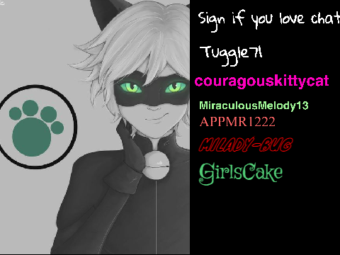 Sign If You Love Chat Noir. remix remix