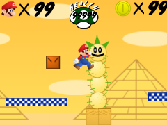 Super Mario For Scratch Hacked