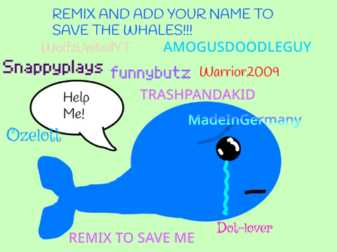 SIGN THIS TO SAVE THE WHALES! 