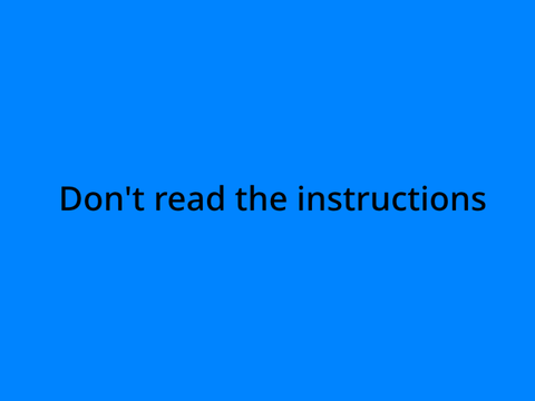 Don’t click this project