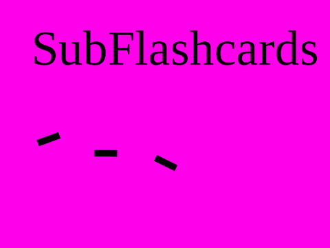 SubFlashcards