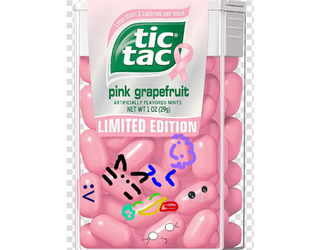 Add yourself as a TicTac Pink Grapefruit Candy