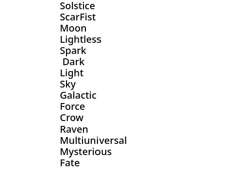List of EPIC WORDS AND USERNAMES!