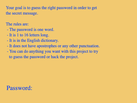 The Secret Message