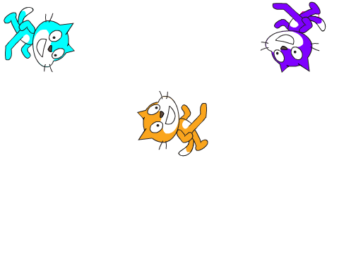 Walk Around With Color Cats