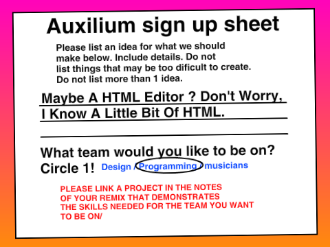 Auxilium- A collab Application Form