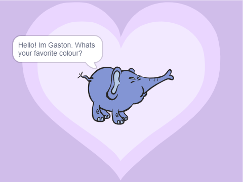 Gaston the Elephant (say purple :D) Remix