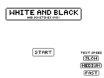 White and Black WIP
