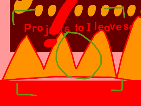 3 projects until I Leave scratch
