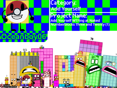 Add Yourself WTFing at Naked Numberblocks Three and Twenty (1)