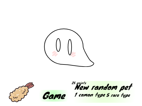 Mini pet Ghosts