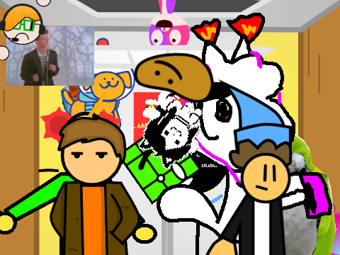 Add Yourself Waiting in the Elevator but im added to these people and AAAAAAAAH