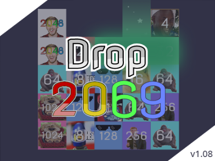 Drop2048 v1.08 but it's cursed
