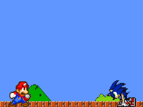 Mario vs Sonic