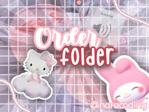 ✉ order folder ~ 
