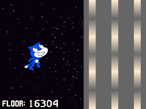 I jumped to the infinity skyscraper....